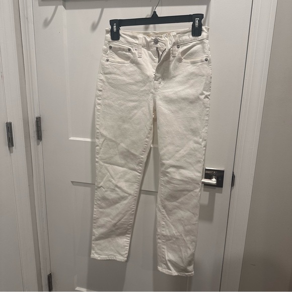 Madewell The Petite Perfect Vintage Jean in Tile White - Picture 1 of 7
